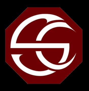 The Standard Club logo: the letters S and C interlocked in white inside a dark red octagon.